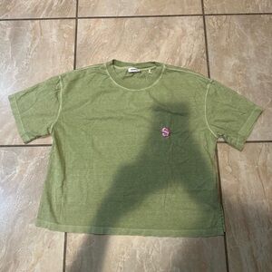 Green SANDRO  Crop T-shirt size 1